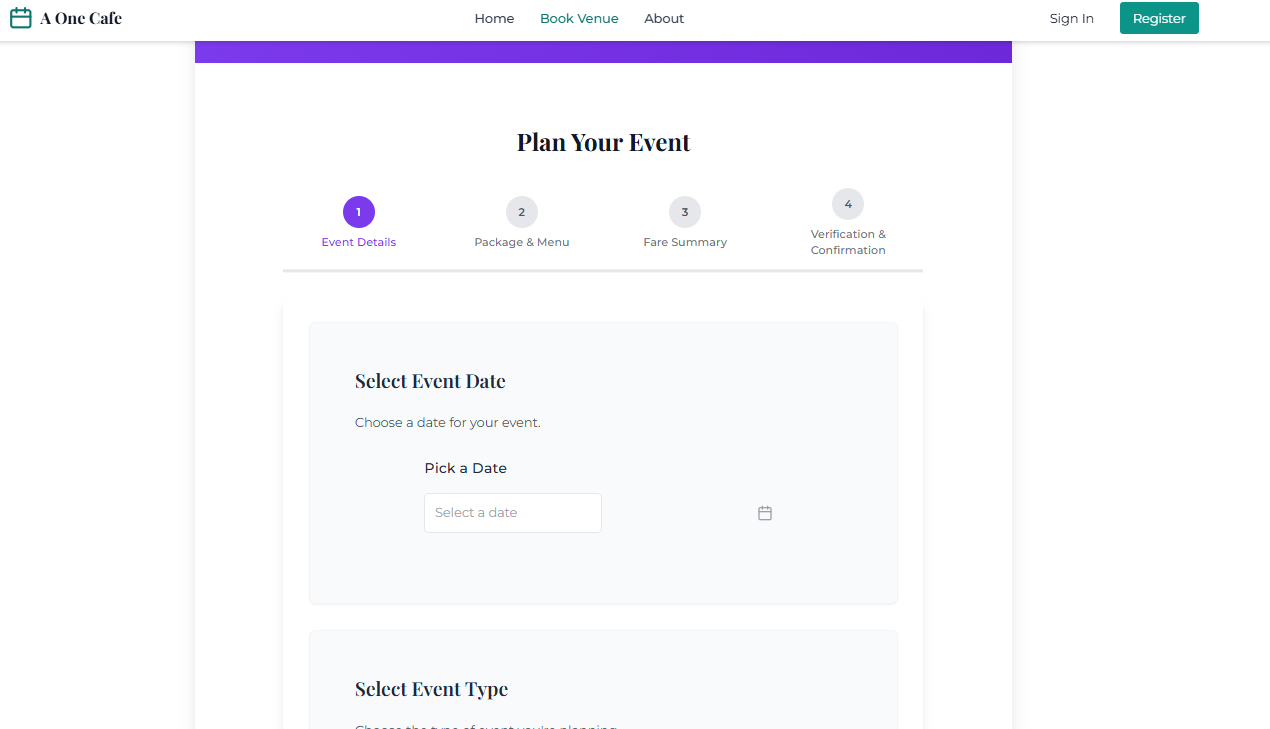 Venue Booking System